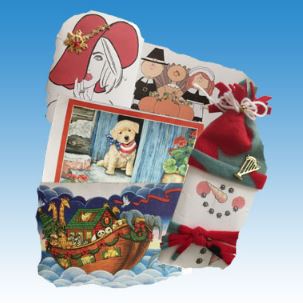 Sales items displayed at an Operation Shoebox meeting